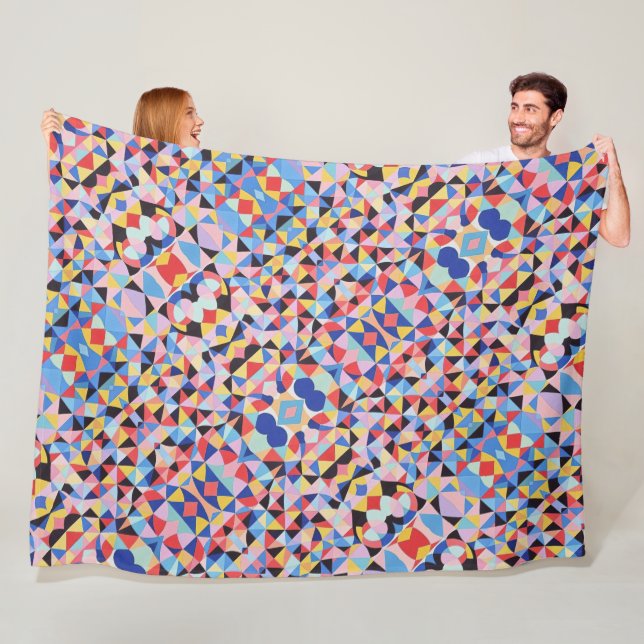 Cobertor De Velo Abstrato Bauhaus Arte Geométrica (In Situ)