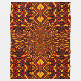 Cobertor De Velo Abstrato Bohemian Cymbidium Orchid Cozy