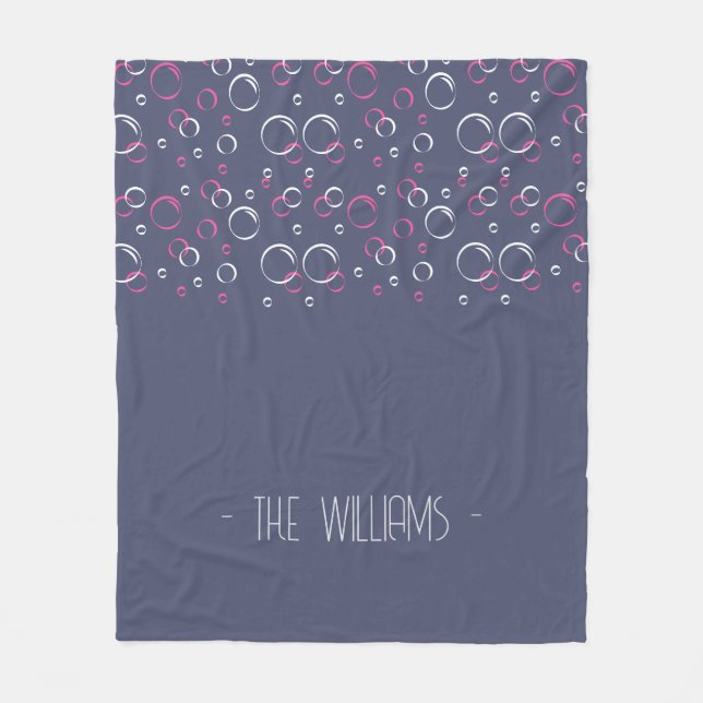 Cobertor De Velo Abstrato com monograma (Frente)