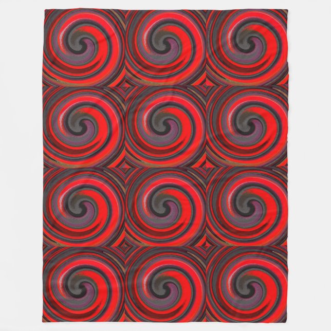 Cobertor De Velo Abstrato de rolo moderno nº 5 (Frente)