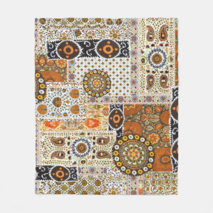 Cobertor De Velo Abstrato digital étnica: padrão sem costura