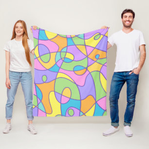 Cobertor De Velo Abstrato Doody Design