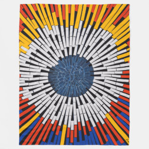 Cobertor De Velo Abstrato em fita—Starburst