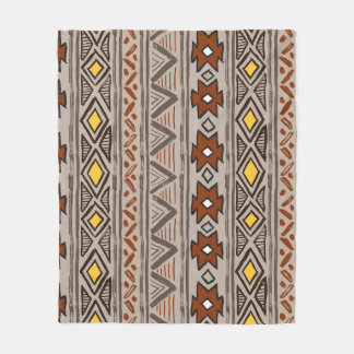 Cobertor De Velo Abstrato étnica: padrão desenhado à mão