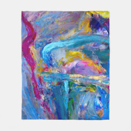 Cobertor De Velo Abstrato Expressionista Pintura 1997