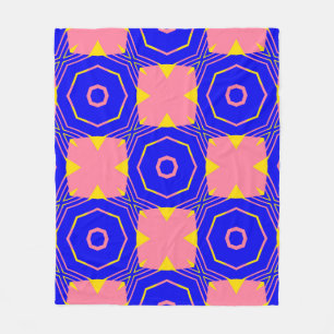 Cobertor De Velo Abstrato floral geométrico de abstrato sem costura