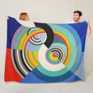 Cobertor De Velo abstrato geométrico de Robert Delaunay
