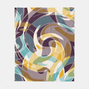 Cobertor De Velo Abstrato geométrico efeito de grafite