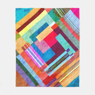 Cobertor De Velo Abstrato geométrico, fundo de cores gráficas.