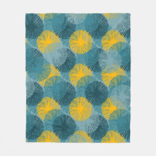 Cobertor De Velo Abstrato Ikat e modelo de tecido para artesanato