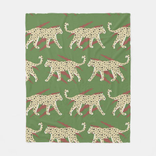 Cobertor De Velo Abstrato Leopardo-Leopardo-Desenho-Mão com Sk Ani