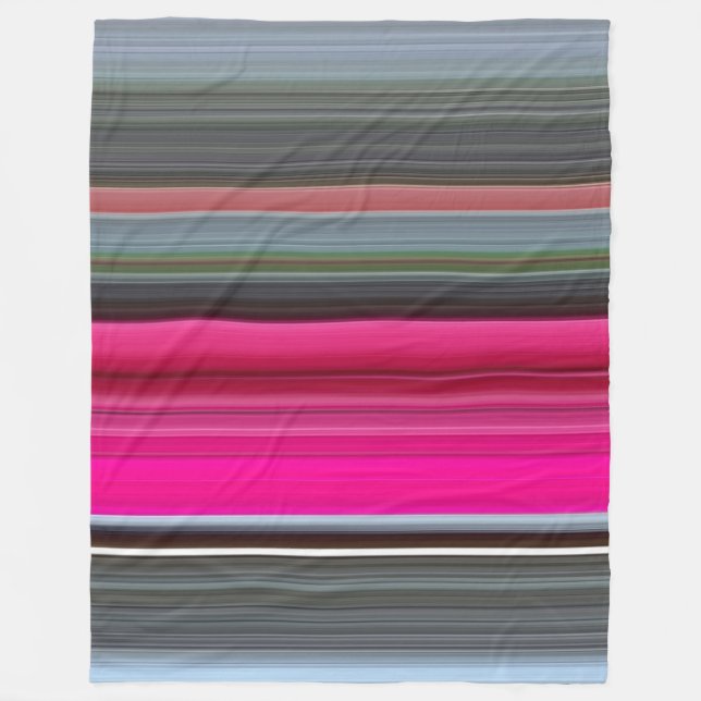 Cobertor De Velo Abstrato nº 1: Cerise e cinza (Frente)