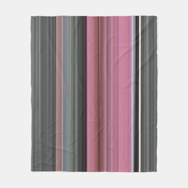 Cobertor De Velo Abstrato nº 1: Rosa e cinza (Frente)
