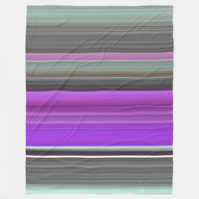 Cobertor De Velo Abstrato nº 1: Roxo e cinza (Frente)