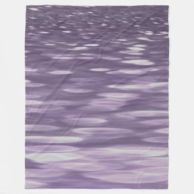 Cobertor De Velo Abstrato nº 1: Shimmer ultra violeta (Frente)