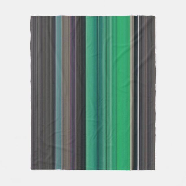 Cobertor De Velo Abstrato nº 1: Verde e cinza (Frente)