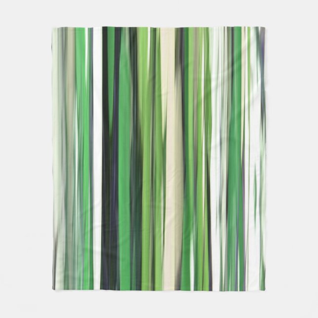Cobertor De Velo Abstrato nº 2: borrão verde (Frente)