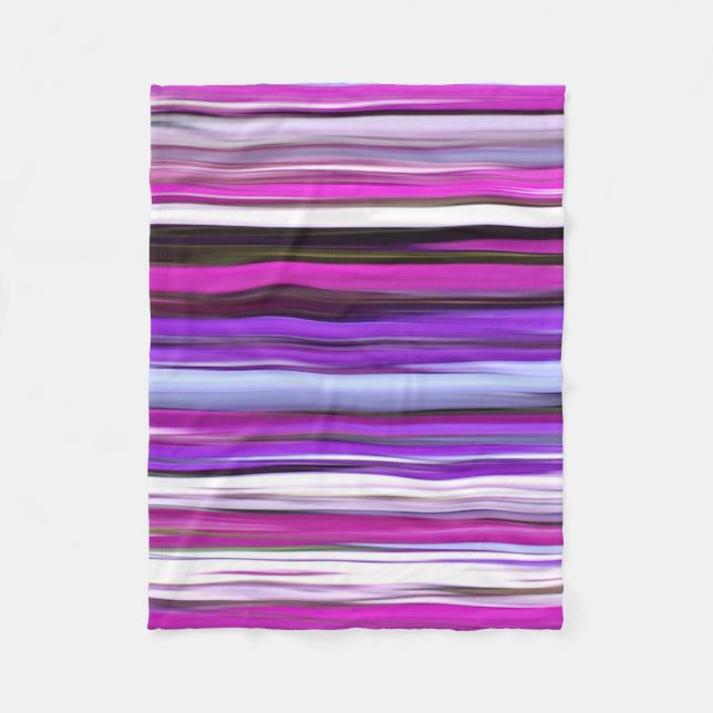Cobertor De Velo Abstrato nº 2: Desfoque roxo (Frente)