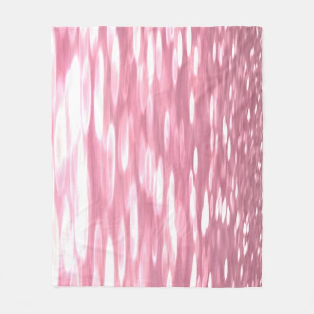 Cobertor De Velo Abstrato nº 3: Grelha rosa (Frente)