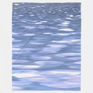 Cobertor De Velo Abstrato nº 3: Shimmer azul em pó