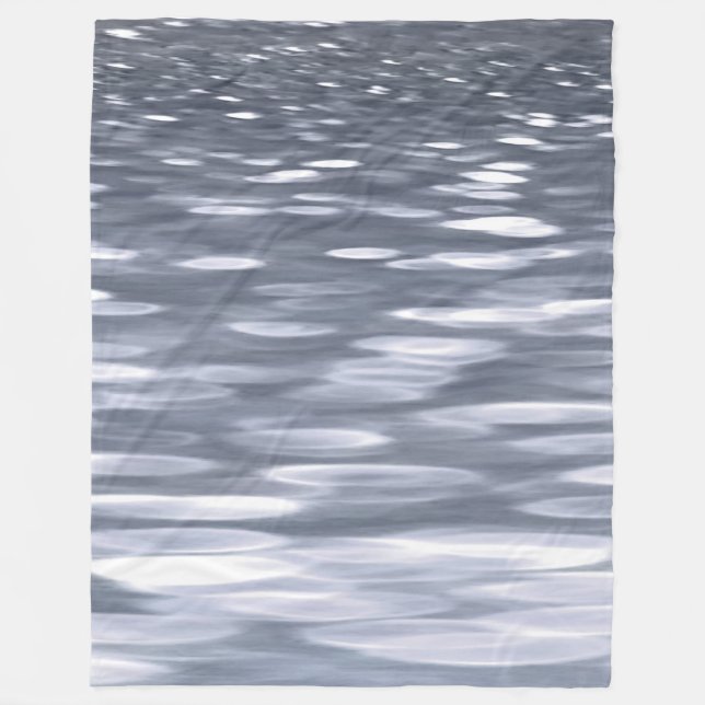 Cobertor De Velo Abstrato nº 3: Shimmer de Gunmetal (Frente)