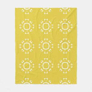 Cobertor De Velo Abstrato padrão uniforme de fundo amarelo