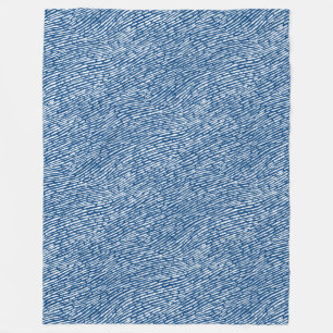 Cobertor De Velo Abstrato Pattern 140523 - Branco sobre o azul Shib