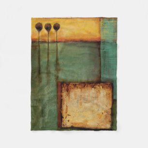 Cobertor De Velo Abstrato Pintura com Chaves Piano