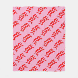 Cobertor De Velo Abstrato Red Spiral Road em preto