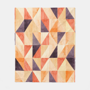 Cobertor De Velo Abstrato sem costura com mosaico triangular e