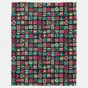 Cobertor De Velo Abstrato Shapes 060617 Pattern - Cores 01