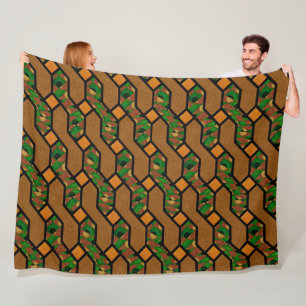Cobertor De Velo Abstrato Shimmy Wood Patterno