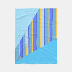 Cobertor De Velo abstrato stripes arte