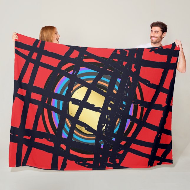 Cobertor De Velo ABSTRATO SUPER Fleece Blanket (In Situ)