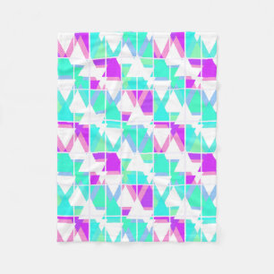 Cobertor De Velo Abstrato triângulos modela formas impressão geom