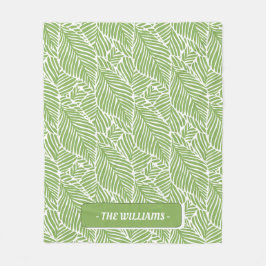 Cobertor De Velo Abstrato tropical