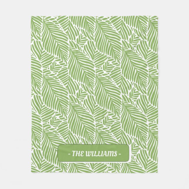 Cobertor De Velo Abstrato tropical (Frente)