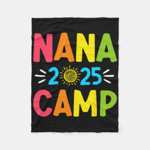 Cobertor De Velo Acampamento da Vovó 2025 Férias de Família Verão E
