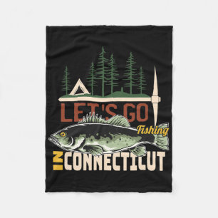 Cobertor De Velo Acampamento de Pesca em Connecticut - Natureza Con