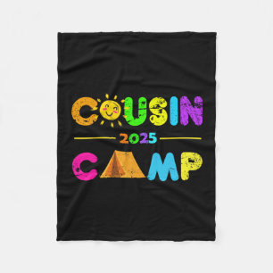 Cobertor De Velo Acampamento de Primos 2025 Camping Férias de Verão