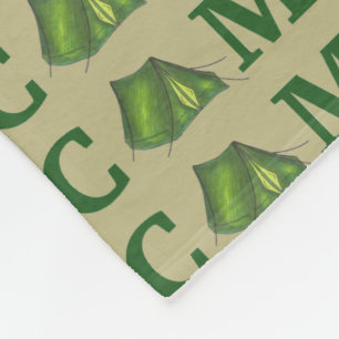 Cobertor De Velo Acampamento de verão de tendas verdes no CAMP cami