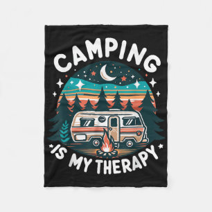 Cobertor De Velo Acampamento É Minha Matriz Familiar De Férias De V