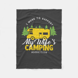 Cobertor De Velo Acampamento - Vício de Acampamento da Esposa