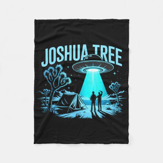 Cobertor De Velo Acampando em Joshua Tree  (Frente)