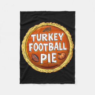 Cobertor De Velo Ação de Graças à Turquia Futebol Pumpkin Pie Comid