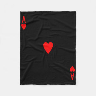 Cobertor De Velo Ace Of Heart Deck Of Cards Figurume De Halloween