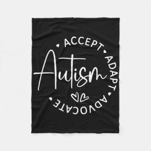 Cobertor De Velo Aceitar Adaptar a Consciência do Autismo Seja Bast