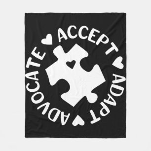 Cobertor De Velo Aceitar Adaptar Advocate Quebra-cabeça Piece Aware