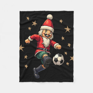 Cobertor De Velo Acrilata Jogando Futebol Natal Xmas Crianças