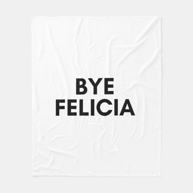 Cobertor De Velo adeus felicia (Frente)